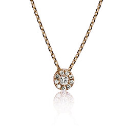Diamantový náhrdelník Erika pink LNL376.WS