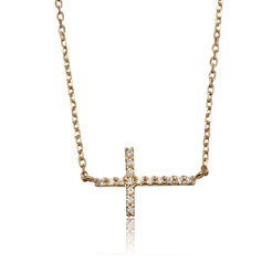 Diamantový náhrdelník krížik LNL323.ODB