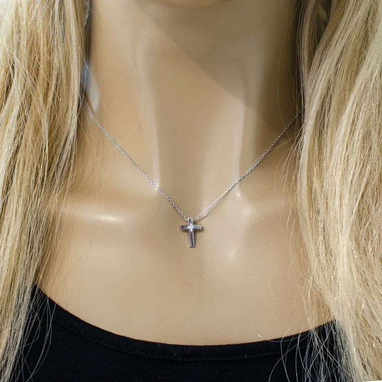 Diamantový náhrdelník krížik LNL343.OD Diamantový náhrdelník krížik LNL343.OD