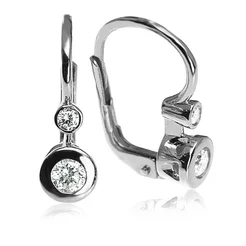 GOLDIE Diamantové náušnice Lucky white LEA1108.OD GOLDIE Diamantové náušnice Lucky white LEA1108.OD