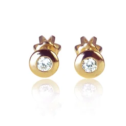 GOLDIE Diamantové náušnice Studs pink LEA906.ZOX GOLDIE Diamantové náušnice Studs pink LEA906.ZOX