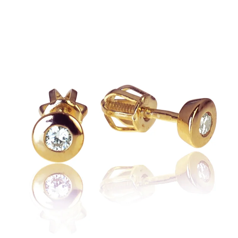 GOLDIE Diamantové náušnice Studs pink LEA906.ZOX GOLDIE Diamantové náušnice Studs pink LEA906.ZOX