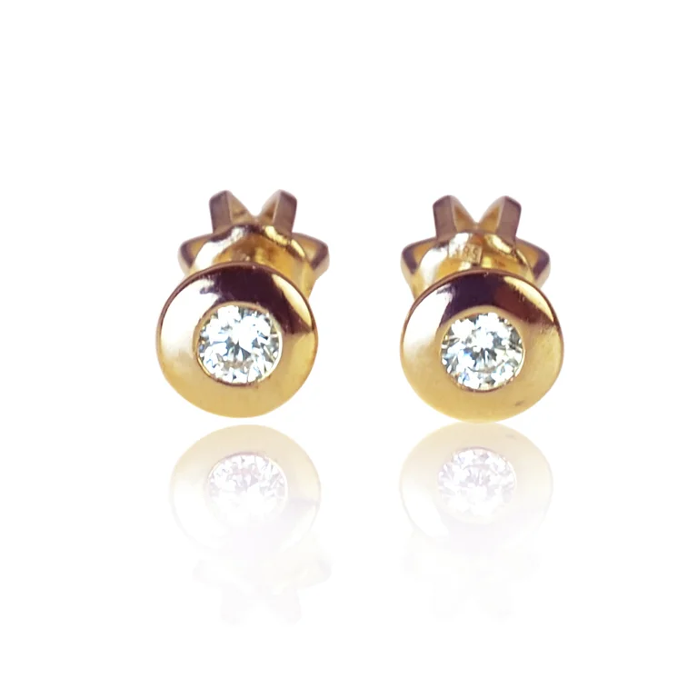 GOLDIE Diamantové náušnice Studs pink LEA906.ZOX GOLDIE Diamantové náušnice Studs pink LEA906.ZOX