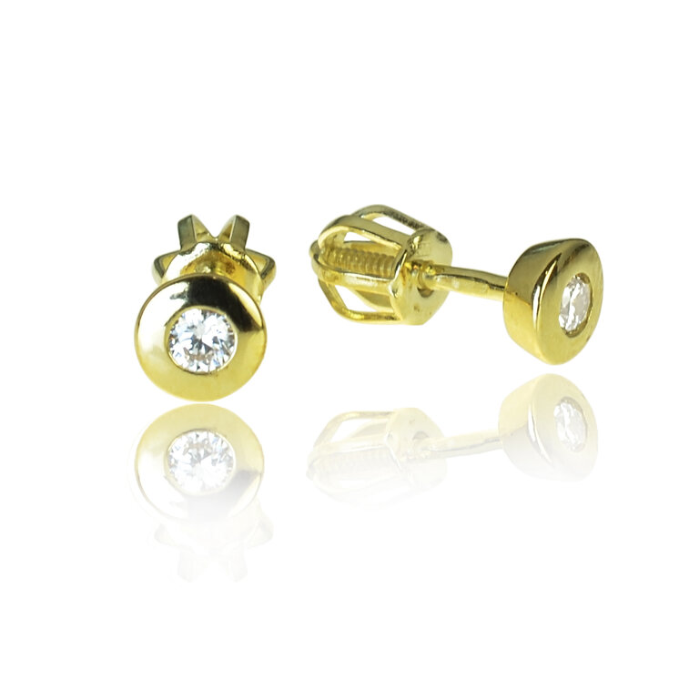 GOLDIE Diamantové náušnice Visible studs LEA911.ZOX