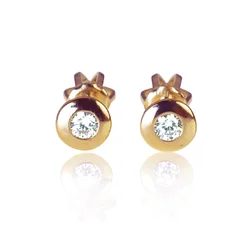 GOLDIE Diamantové náušnice Visible studs pink LEA913.ZOX GOLDIE Diamantové náušnice Visible studs pink LEA913.ZOX