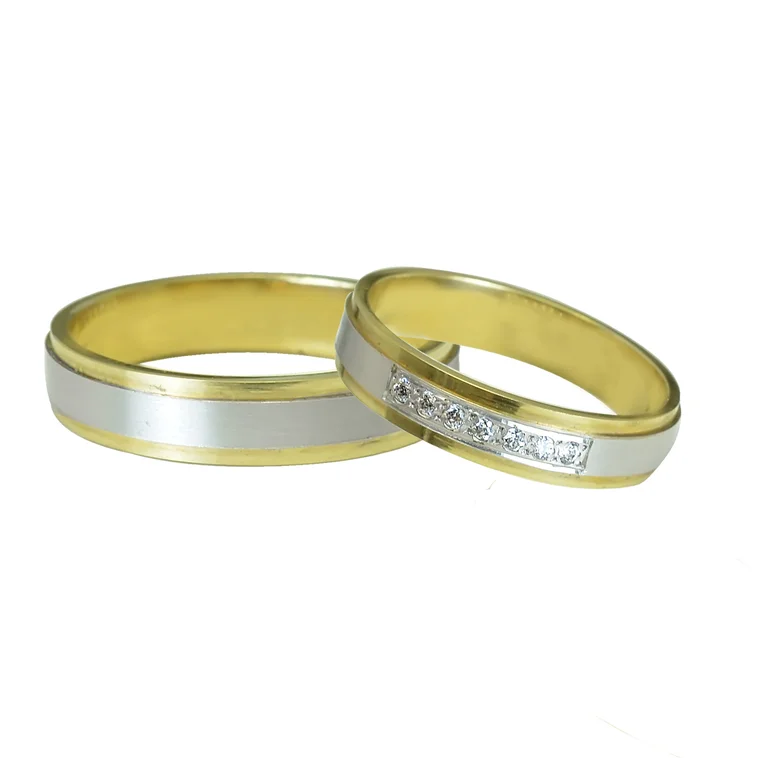 GOLDIE Diamantové OBRÚČKY Claude WR125.AWB GOLDIE Diamantové OBRÚČKY Claude WR125.AWB