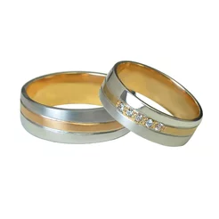 GOLDIE Diamantové OBRÚČKY Hugh WR129.AWB GOLDIE Diamantové OBRÚČKY Hugh WR129.AWB