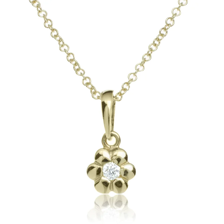 GOLDIE Diamantový náhrdelník kvetinka LNL300.ZO GOLDIE Diamantový náhrdelník kvetinka LNL300.ZO