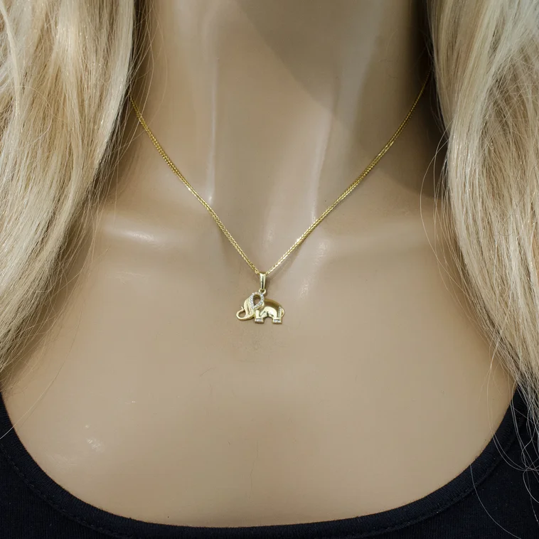 GOLDIE Diamantový náhrdelník sloník LNL386.OD GOLDIE Diamantový náhrdelník sloník LNL386.OD