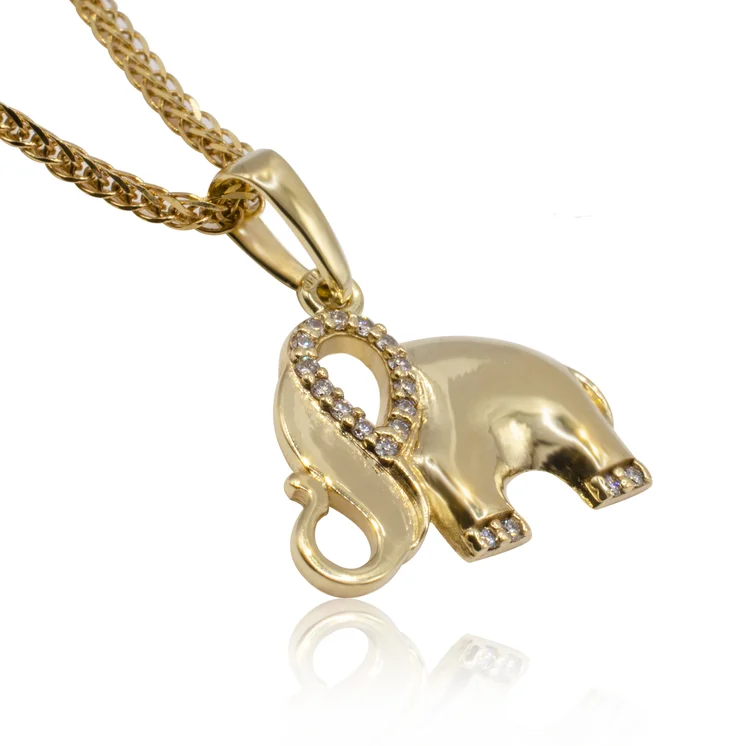 GOLDIE Diamantový náhrdelník sloník LNL386.OD GOLDIE Diamantový náhrdelník sloník LNL386.OD