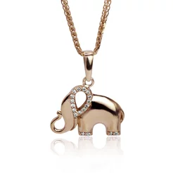 GOLDIE Diamantový prívesok sloník pink LPE835.OD GOLDIE Diamantový prívesok sloník pink LPE835.OD