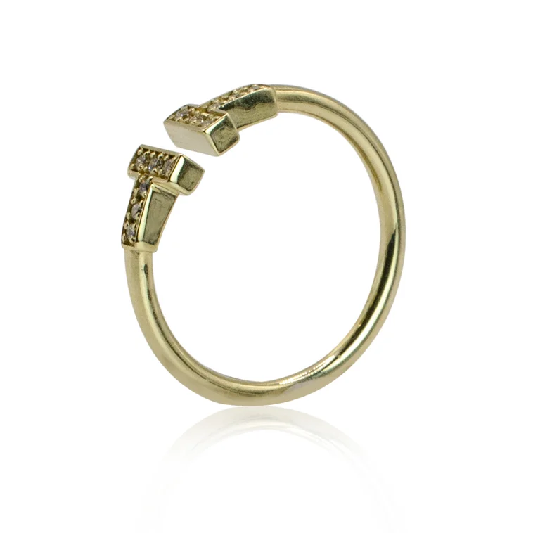 GOLDIE Diamantový prsteň Gencelina LRG651.W GOLDIE Diamantový prsteň Gencelina LRG651.W