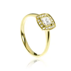 GOLDIE Diamantový prsteň Princess LRG533.OD GOLDIE Diamantový prsteň Princess LRG533.OD