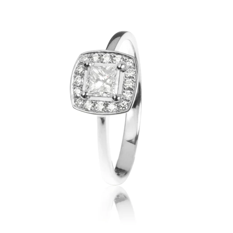 GOLDIE Diamantový prsteň Princess white LRG534.OD GOLDIE Diamantový prsteň Princess white LRG534.OD