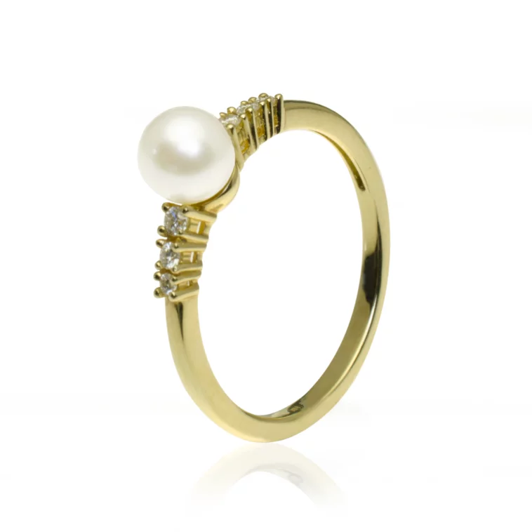 GOLDIE Diamantový prsteň s morskou perlou Aliya ER508.PAB GOLDIE Diamantový prsteň s morskou perlou Aliya ER508.PAB