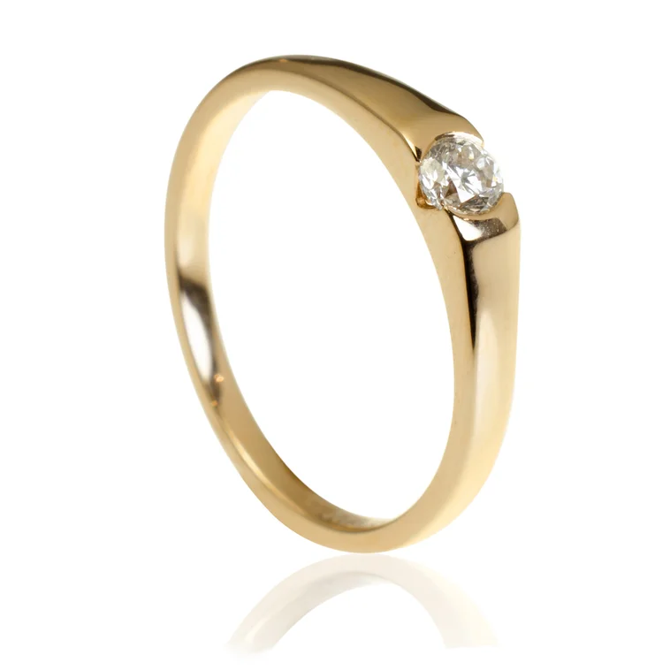 GOLDIE Diamantový zlatý prsteň Shayna ER501.AVB GOLDIE Diamantový zlatý prsteň Shayna ER501.AVB