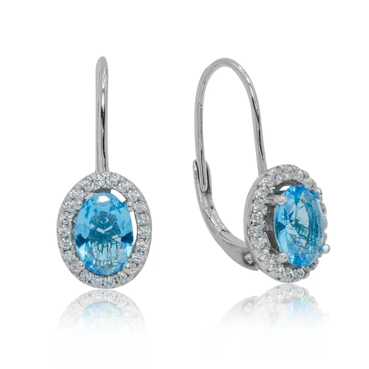 GOLDIE Strieborné náušnice Lilli blue LEAS215.KS GOLDIE Strieborné náušnice Lilli blue LEAS215.KS