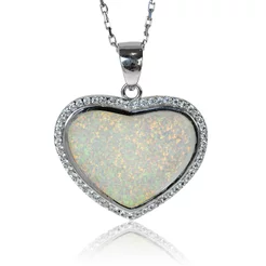 GOLDIE Strieborný prívesok Heart LPES025.KMB GOLDIE Strieborný prívesok Heart LPES025.KMB