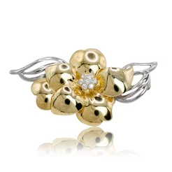 GOLDIE Zlatá brošňa Kvetinka LBO030.SP GOLDIE Zlatá brošňa Kvetinka LBO030.SP