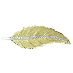 GOLDIE Zlatá brošňa Leaf LBO019.TRB GOLDIE Zlatá brošňa Leaf LBO019.TRB