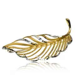 GOLDIE Zlatá brošňa Lístok LBO025.TR GOLDIE Zlatá brošňa Lístok LBO025.TR