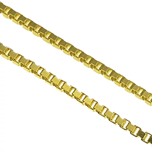 GOLDIE Zlatá retiazka Cube v rôznych dĺžkach LCH037.TRB GOLDIE Zlatá retiazka Cube v rôznych dĺžkach LCH037.TRB