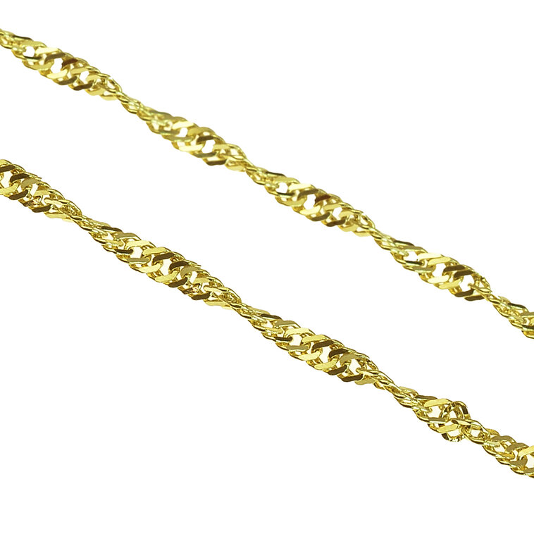 GOLDIE Zlatá retiazka Singapur v rôznych dĺžkach LCH026.TRB