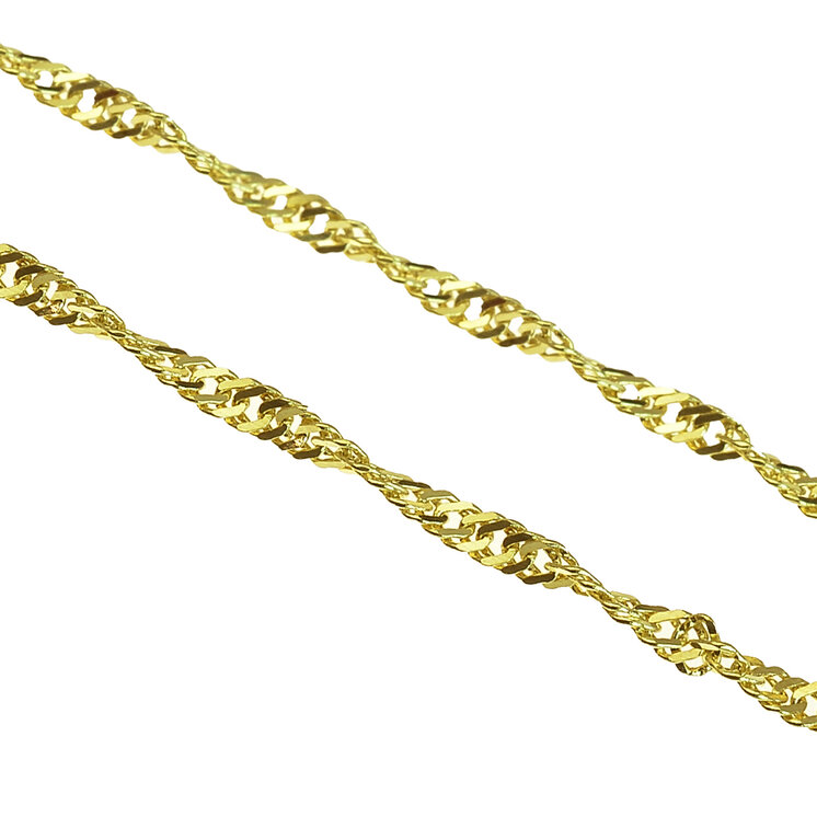 GOLDIE Zlatá retiazka Singapur v rôznych dĺžkach LCH026.TRB
