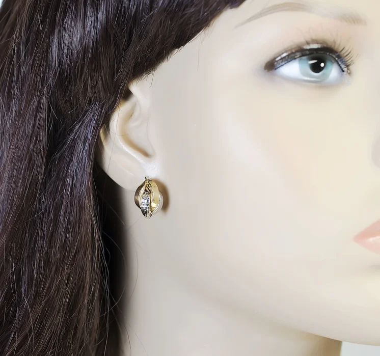 GOLDIE Zlaté náušnice Claire LEA651.TRB GOLDIE Zlaté náušnice Claire LEA651.TRB