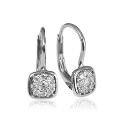 GOLDIE Zlaté náušnice Classic cube LEA188.TRB GOLDIE Zlaté náušnice Classic cube LEA188.TRB