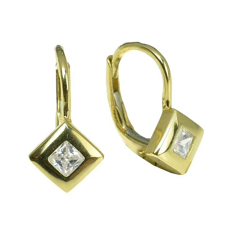 GOLDIE Zlaté náušnice Cube shine LEA180.TRB GOLDIE Zlaté náušnice Cube shine LEA180.TRB
