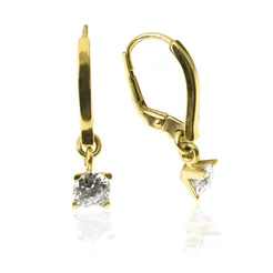 GOLDIE Zlaté náušnice Daina LEA873.AWB GOLDIE Zlaté náušnice Daina LEA873.AWB