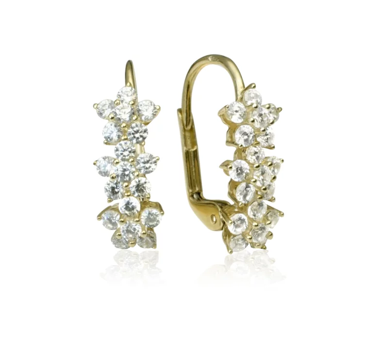 GOLDIE Zlaté náušnice Daisies LEA833.AVB GOLDIE Zlaté náušnice Daisies LEA833.AVB