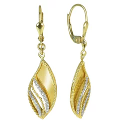GOLDIE Zlaté náušnice Elegant leaf LEA238.GOB GOLDIE Zlaté náušnice Elegant leaf LEA238.GOB