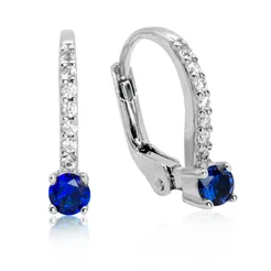 GOLDIE Zlaté náušnice Evie blue LEA1272.TR GOLDIE Zlaté náušnice Evie blue LEA1272.TR