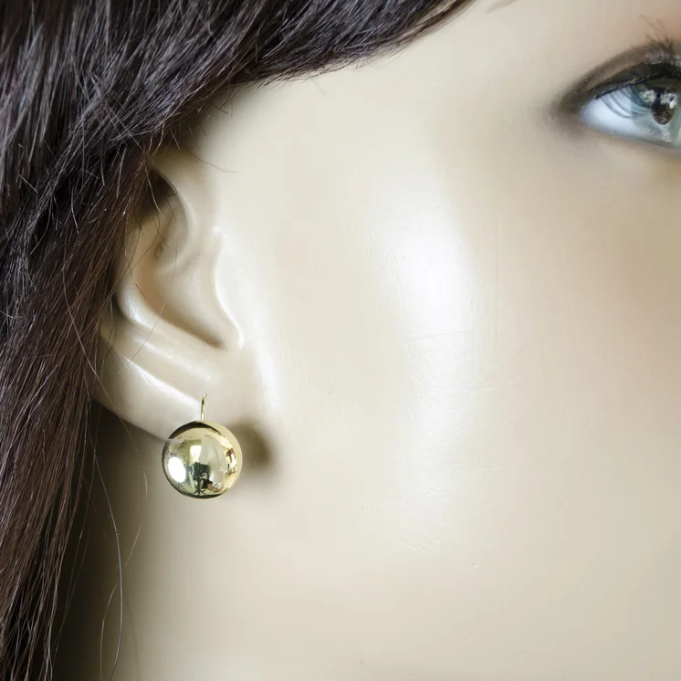GOLDIE Zlaté náušnice Gold pecks LEA440.TRB GOLDIE Zlaté náušnice Gold pecks LEA440.TRB
