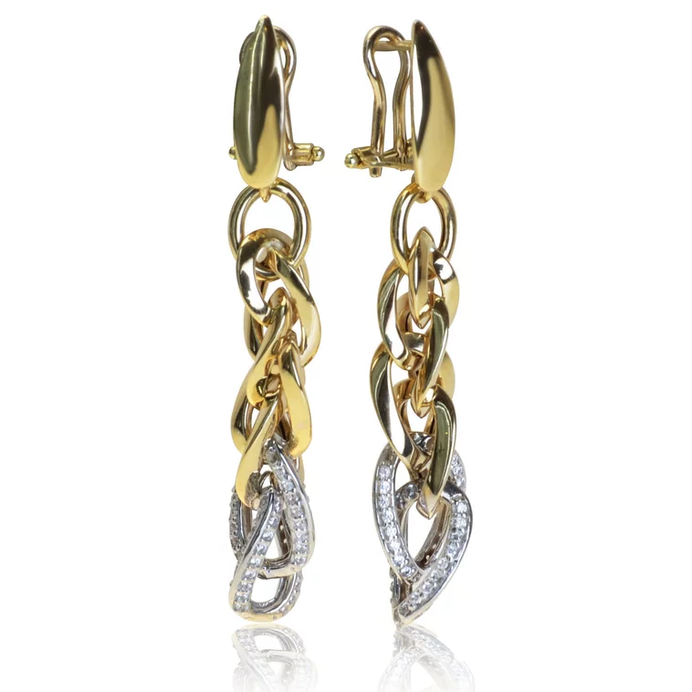 GOLDIE Zlaté náušnice Hazel LEA975.TR GOLDIE Zlaté náušnice Hazel LEA975.TR