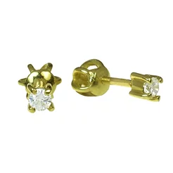 GOLDIE Zlaté náušnice Jia LEA574.AWB GOLDIE Zlaté náušnice Jia LEA574.AWB
