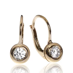 GOLDIE Zlaté náušnice Kelly LEA1196.TR GOLDIE Zlaté náušnice Kelly LEA1196.TR