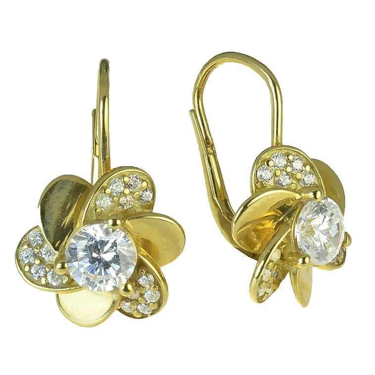 GOLDIE Zlaté náušnice Kvetinka miracle LEA516.AWX GOLDIE Zlaté náušnice Kvetinka miracle LEA516.AWX