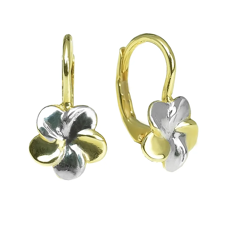 GOLDIE Zlaté náušnice Kvetinky LEA473.TRB GOLDIE Zlaté náušnice Kvetinky LEA473.TRB