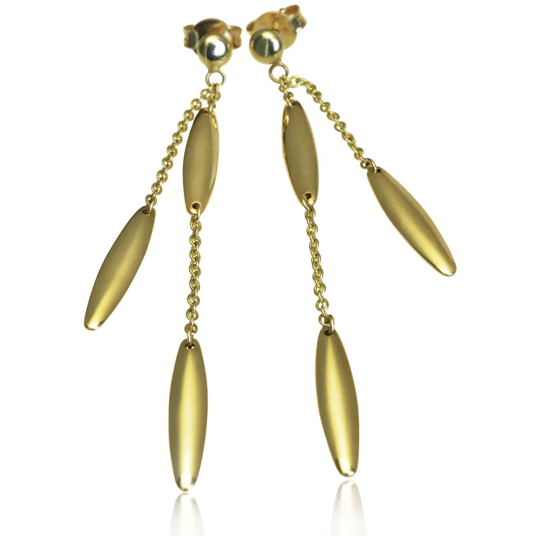 GOLDIE Zlaté náušnice Lesilie LEA1019.TR GOLDIE Zlaté náušnice Lesilie LEA1019.TR