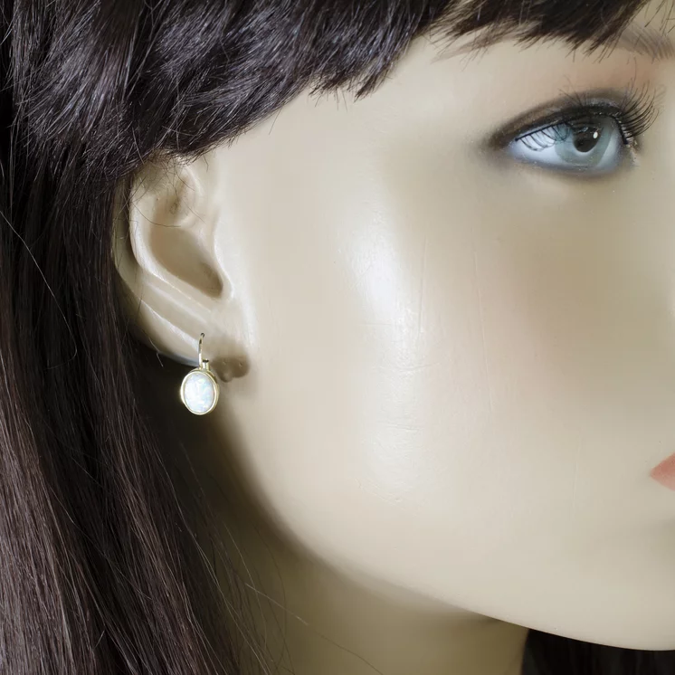 GOLDIE Zlaté náušnice Luxury opal LEA1038.TR GOLDIE Zlaté náušnice Luxury opal LEA1038.TR