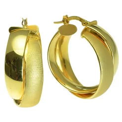 GOLDIE Zlaté náušnice Molsi LEA306.TRB GOLDIE Zlaté náušnice Molsi LEA306.TRB