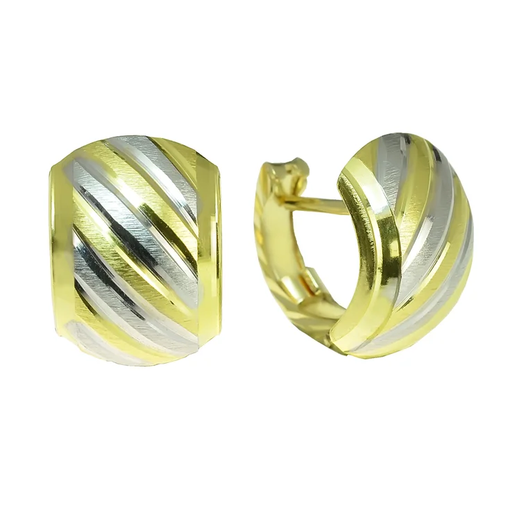 GOLDIE Zlaté náušnice Ness double gold LEA665.TRB GOLDIE Zlaté náušnice Ness double gold LEA665.TRB