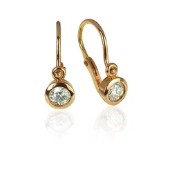 GOLDIE Zlaté náušnice s diamantmi Elsa KEA074.ODB GOLDIE Zlaté náušnice s diamantmi Elsa KEA074.ODB
