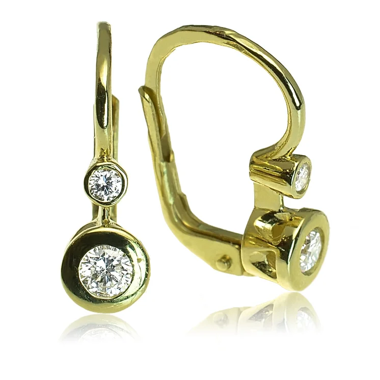 GOLDIE Zlaté náušnice s diamantmi Estris LEA628.ODB GOLDIE Zlaté náušnice s diamantmi Estris LEA628.ODB