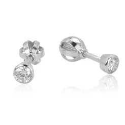 GOLDIE Zlaté náušnice s diamantmi Invisible white LEA1224.KL GOLDIE Zlaté náušnice s diamantmi Invisible white LEA1224.KL