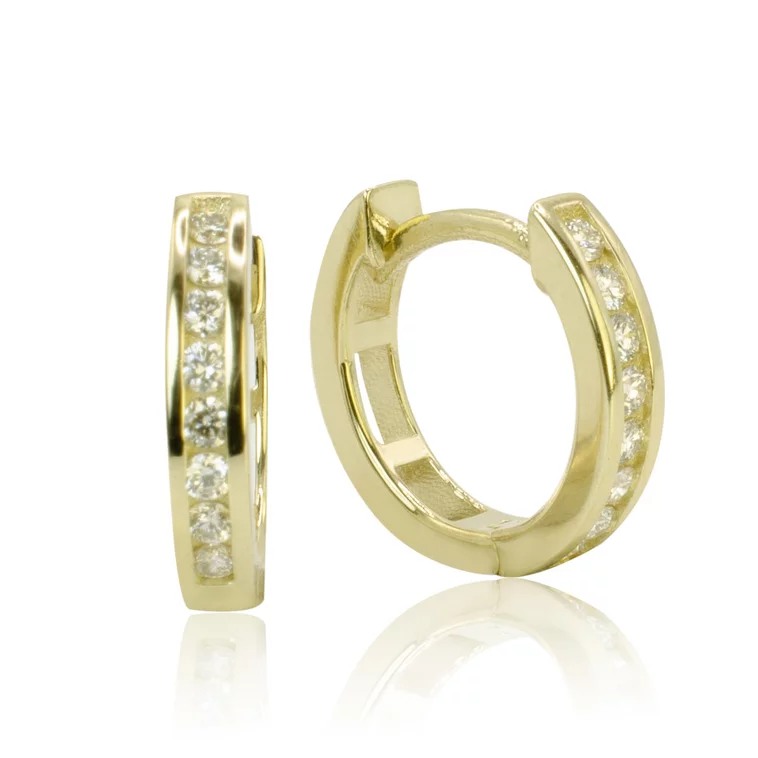 GOLDIE Zlaté náušnice s diamantmi LEA1225.ZO GOLDIE Zlaté náušnice s diamantmi LEA1225.ZO