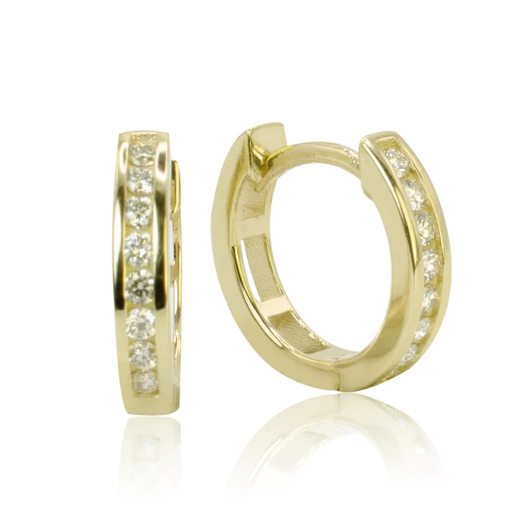 GOLDIE Zlaté náušnice s diamantmi LEA1225.ZO GOLDIE Zlaté náušnice s diamantmi LEA1225.ZO